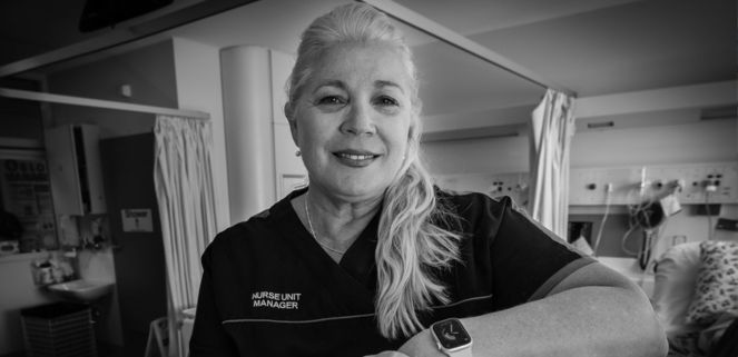 RPH nurse Meredyth Haigh, who recently celebrated 40 years with the hospital. 