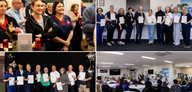 At ceremonies held across Royal Perth Hospital (RPH) and Bentley Health Service (BHS) recently, staff were recognised for reaching the remarkable milestones of 20, 30 and 40 years of service. 