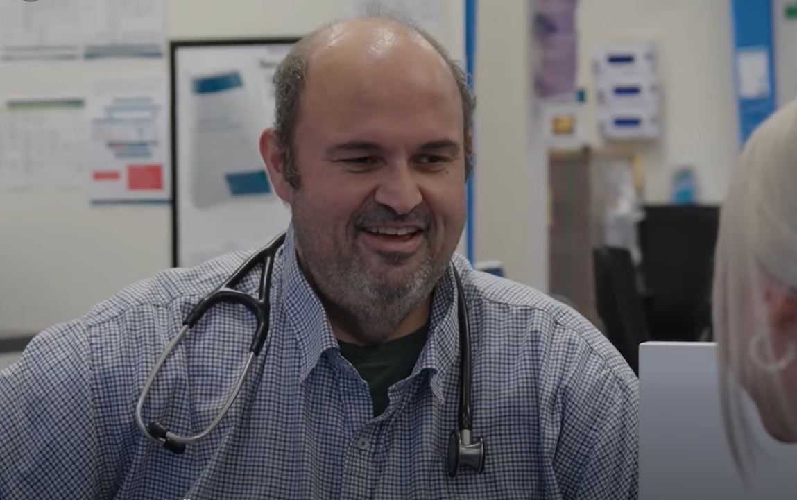 A photo of Dr Daniel Hunt who recently won an award for his work.